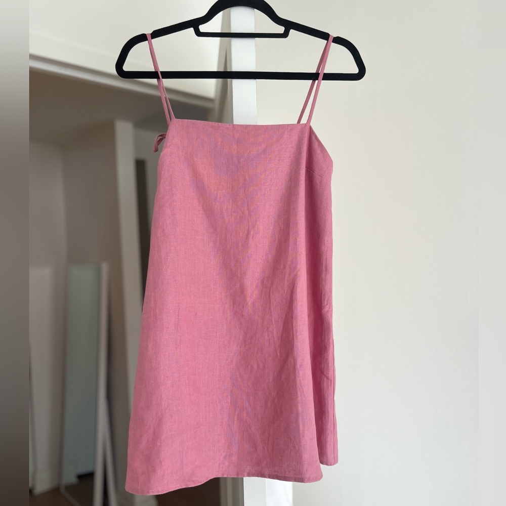 Reformation Aubree Linen Dress